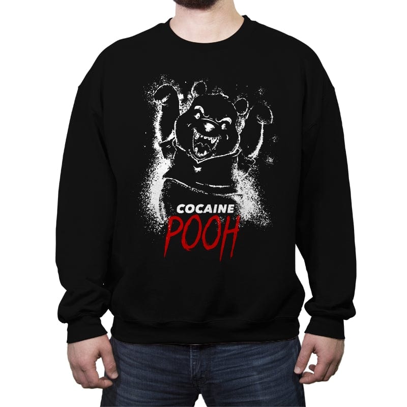 Silly Old Cocaine - Crew Neck Sweatshirt Crew Neck Sweatshirt RIPT Apparel Small / Black