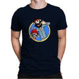 Silly Stoney Faces - Mens Premium T-Shirts RIPT Apparel Small / Midnight Navy