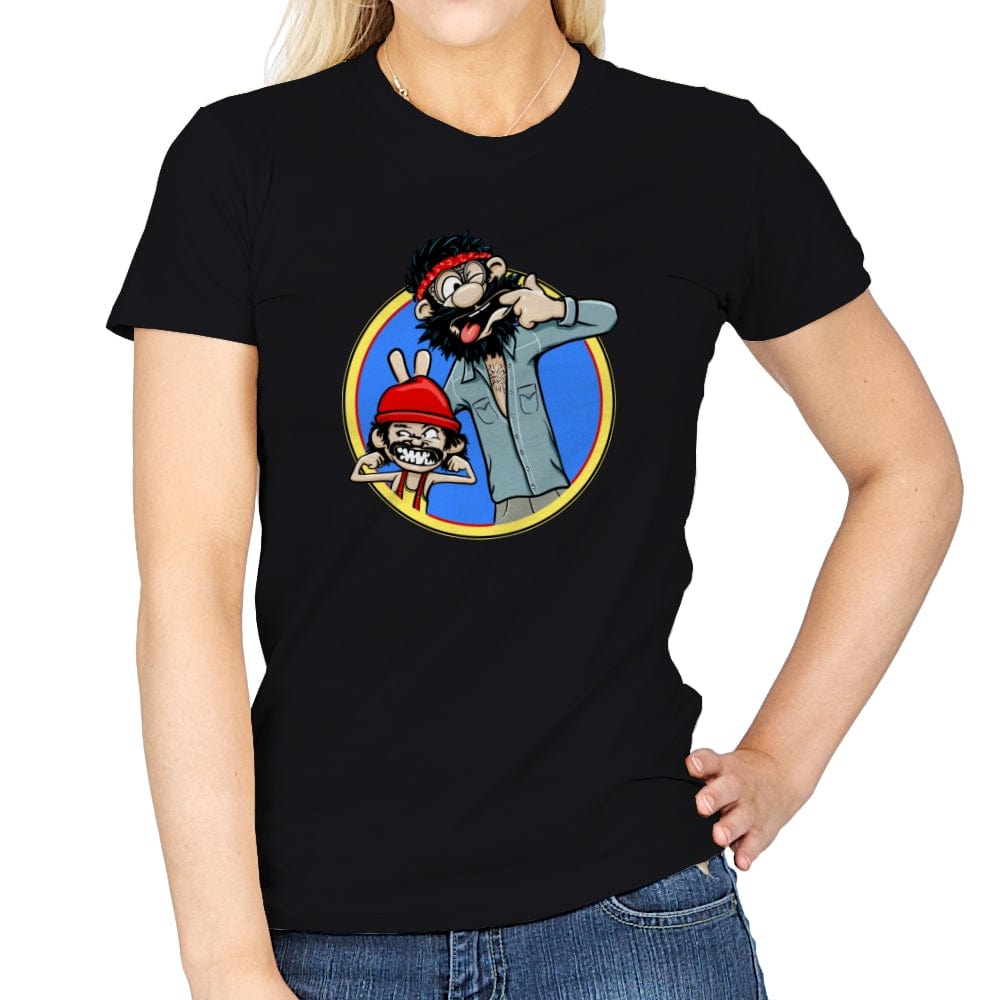 Silly Stoney Faces - Womens T-Shirts RIPT Apparel Small / Black