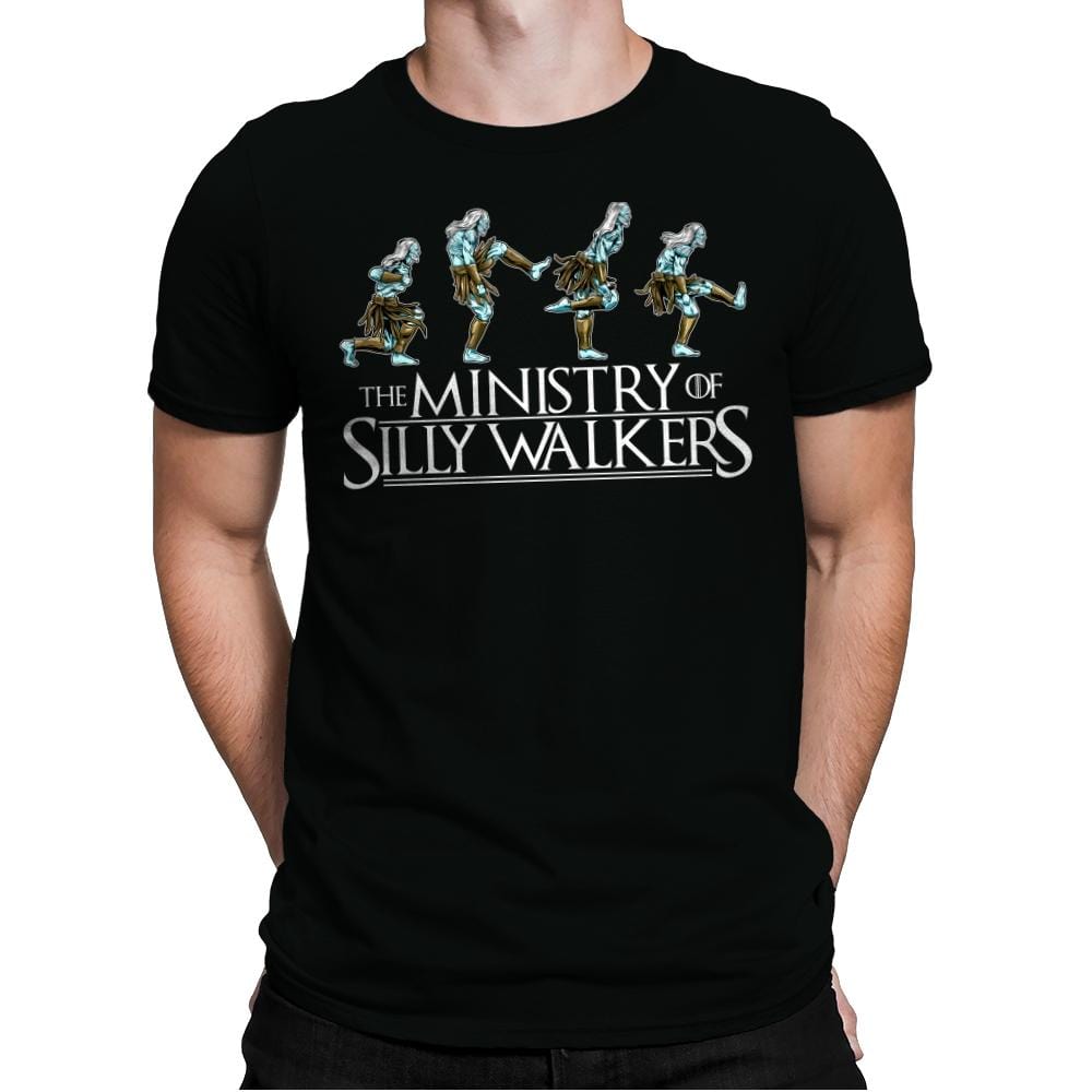 Silly Walkers - Mens Premium T-Shirts RIPT Apparel Small / Black