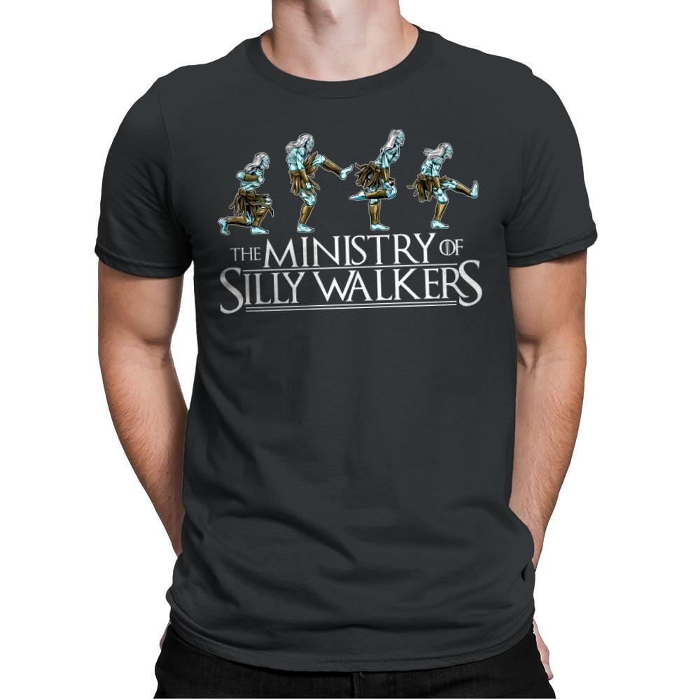 Silly Walkers - Mens Premium T-Shirts RIPT Apparel Small / Heavy Metal