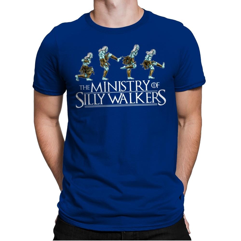 Silly Walkers - Mens Premium T-Shirts RIPT Apparel Small / Royal