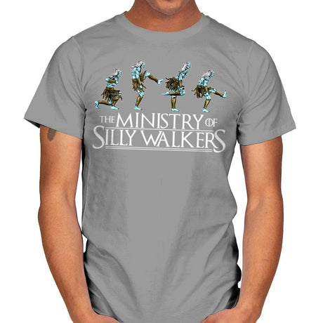 Silly Walkers - Mens T-Shirts RIPT Apparel Small / Sport Grey