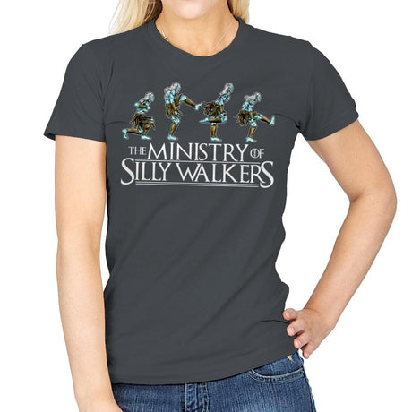 Silly Walkers - Womens T-Shirts RIPT Apparel Small / Charcoal