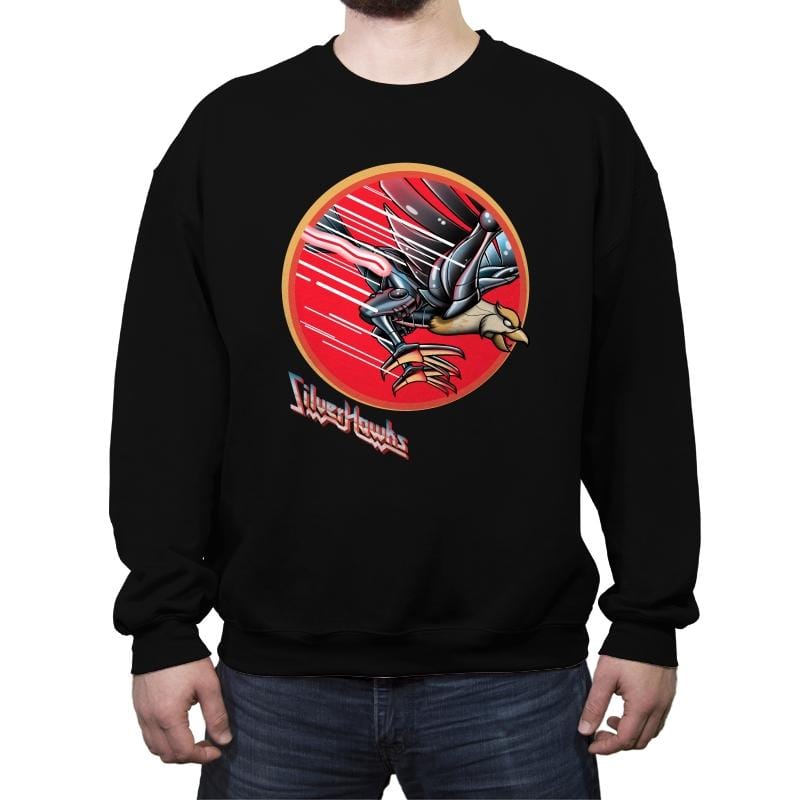 Silver Priest - Crew Neck Sweatshirt Crew Neck Sweatshirt RIPT Apparel Small / Black