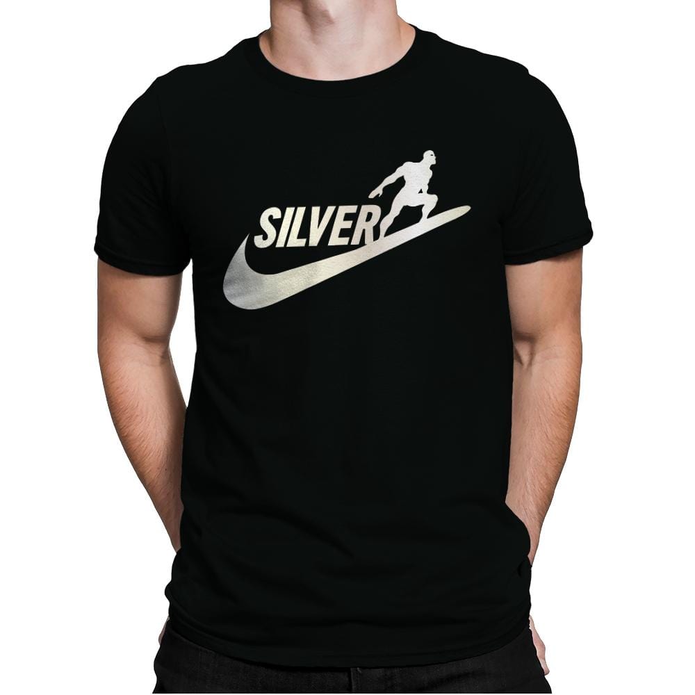 SILVER SURFER - Mens Premium T-Shirts RIPT Apparel Small / Black