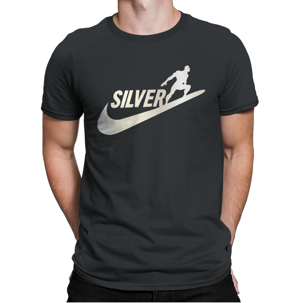 SILVER SURFER - Mens Premium T-Shirts RIPT Apparel Small / Heavy Metal