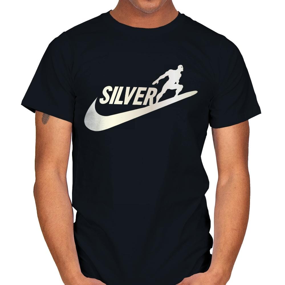 SILVER SURFER - Mens T-Shirts RIPT Apparel Small / Black