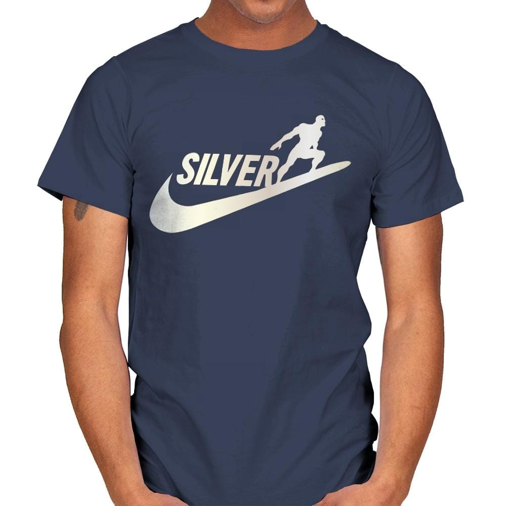 SILVER SURFER - Mens T-Shirts RIPT Apparel Small / Navy