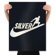 SILVER SURFER - Prints Posters RIPT Apparel 18x24 / Black