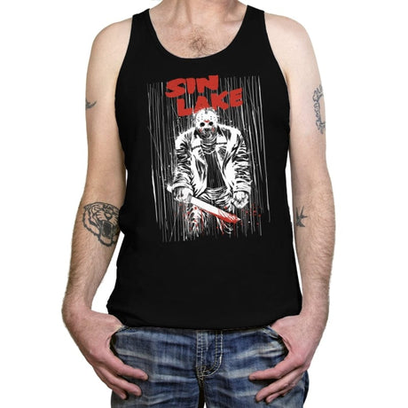 Sin Lake - Tanktop Tanktop RIPT Apparel X-Small / Black