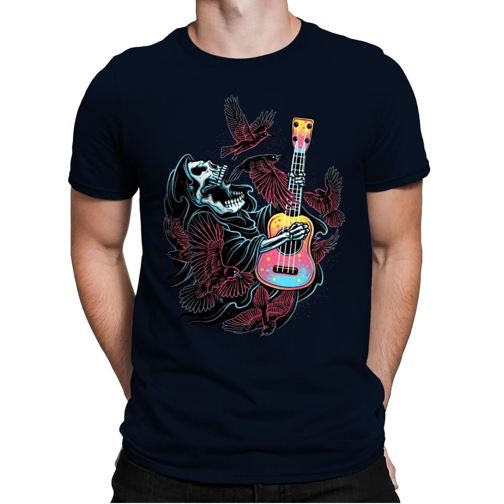 Sing For The Crows - Mens Premium T-Shirts RIPT Apparel Small / Midnight Navy