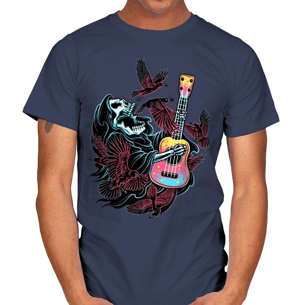 Sing For The Crows - Mens T-Shirts RIPT Apparel Small / Navy