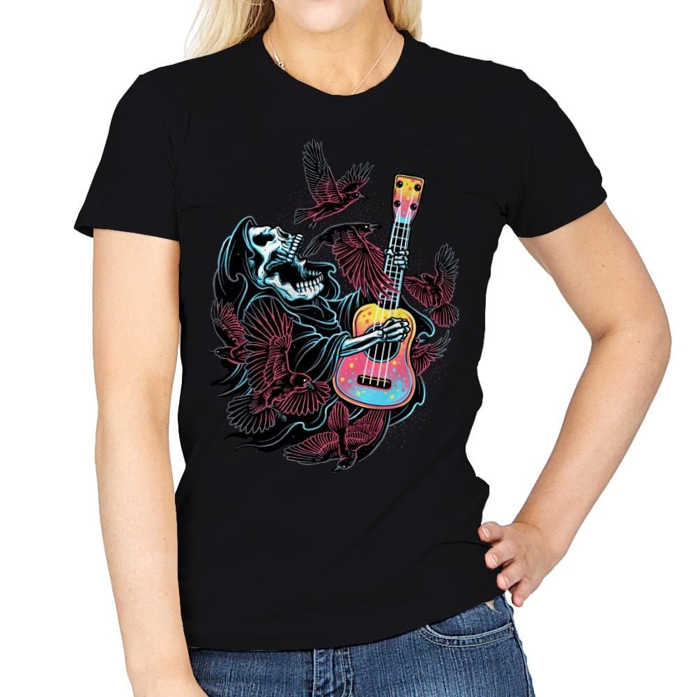 Sing For The Crows - Womens T-Shirts RIPT Apparel Small / Black