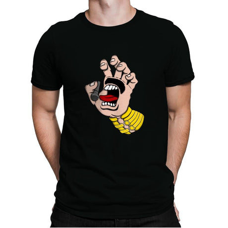 Singing Hand - Mens Premium T-Shirts RIPT Apparel Small / Black