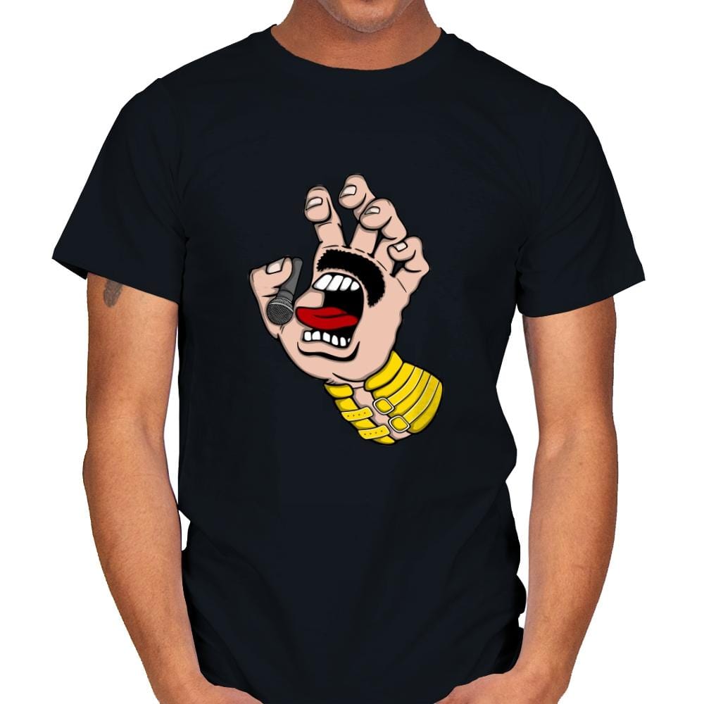 Singing Hand - Mens T-Shirts RIPT Apparel Small / Black