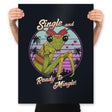 Single Mantis - Prints Posters RIPT Apparel 18x24 / Black