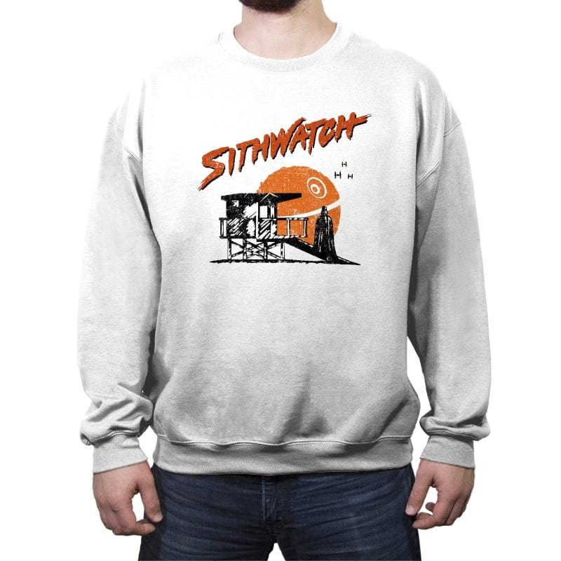 Sithwatch - Crew Neck Sweatshirt Crew Neck Sweatshirt RIPT Apparel Small / White