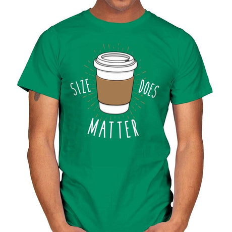Size Does Matter - Mens T-Shirts RIPT Apparel Small / Kelly