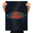 Skate Night - Prints Posters RIPT Apparel 18x24 / Black