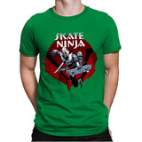 Skate Ninja - Mens Premium T-Shirts RIPT Apparel Small / Kelly