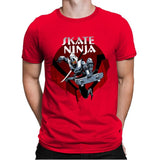 Skate Ninja - Mens Premium T-Shirts RIPT Apparel Small / Red