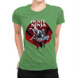 Skate Ninja - Womens Premium T-Shirts RIPT Apparel Small / Kelly
