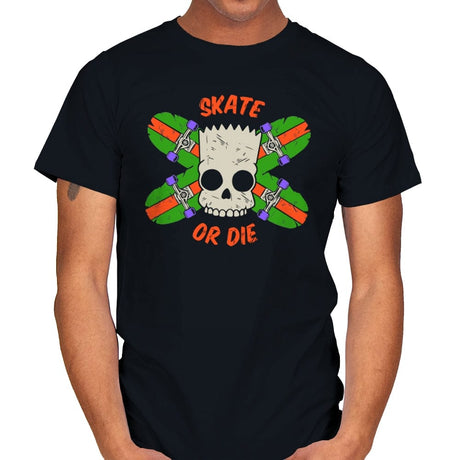 Skate or Die - Mens T-Shirts RIPT Apparel Small / Black