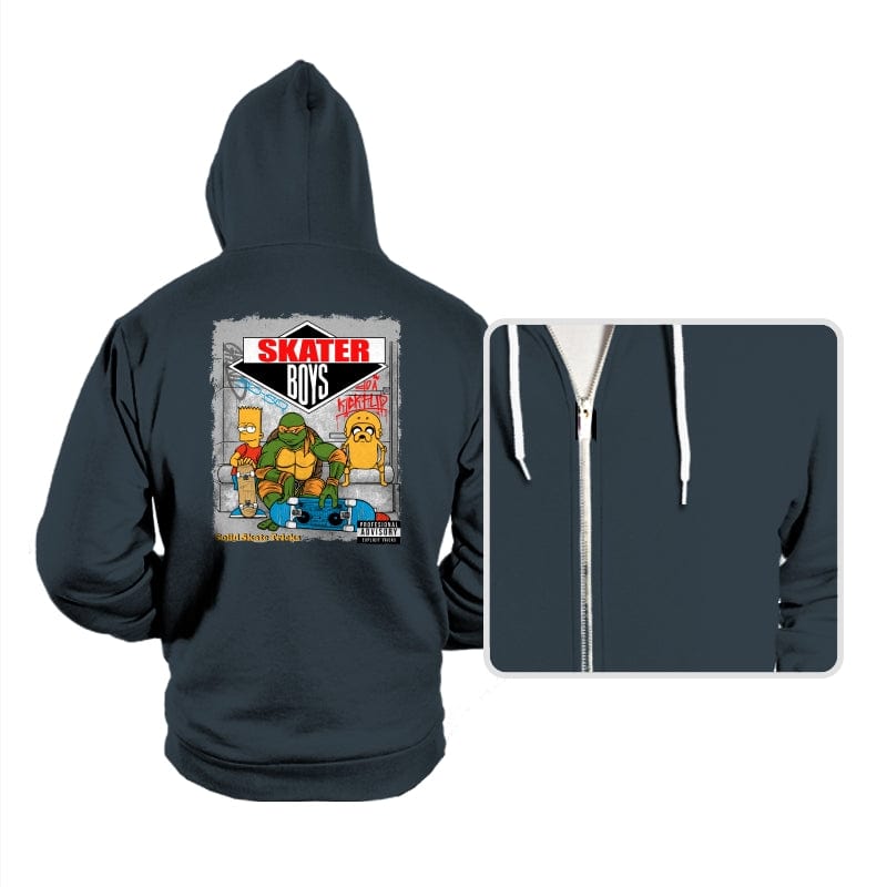 Skater Boys - Hoodies Hoodies RIPT Apparel Small / Dark Gray