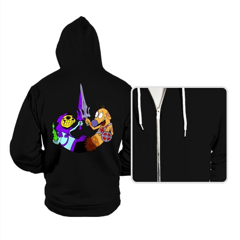 Skele-Dog  - Hoodies Hoodies RIPT Apparel Small / Black