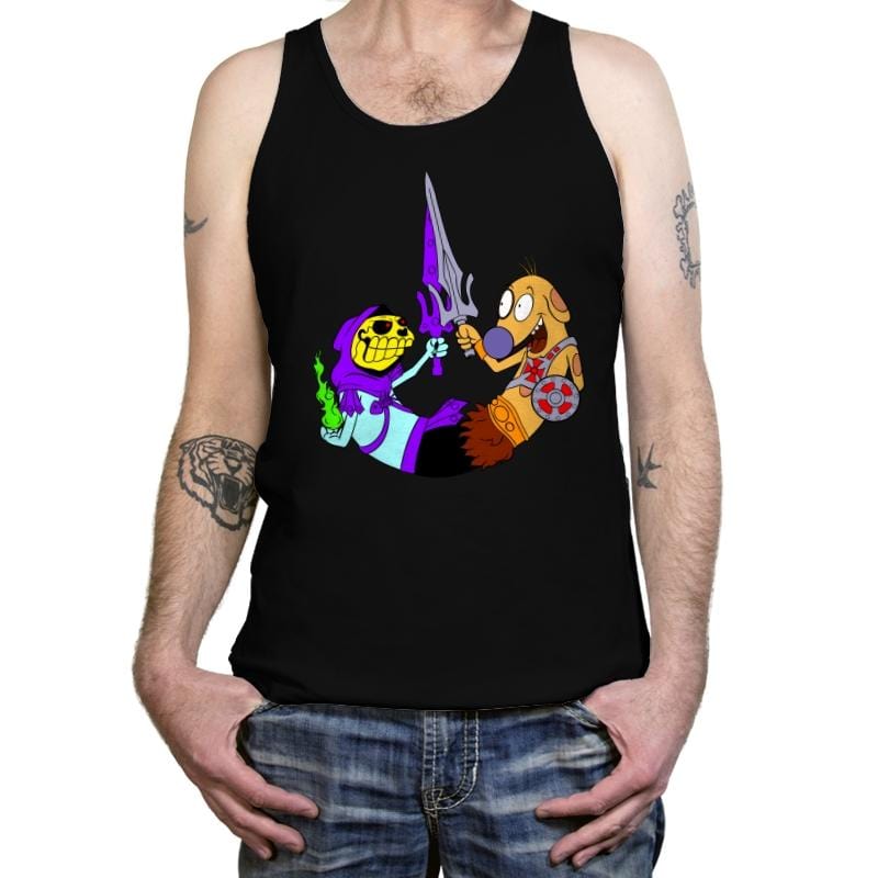 Skele-Dog  - Tanktop Tanktop RIPT Apparel X-Small / Black
