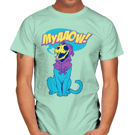 Skelemeow Exclusive - Mens T-Shirts RIPT Apparel Small / Mint Green