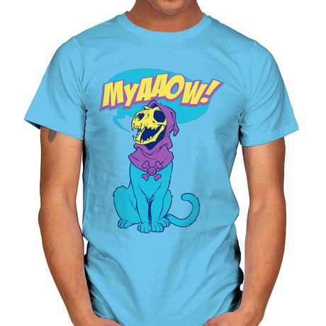 Skelemeow Exclusive - Mens T-Shirts RIPT Apparel Small / Sky