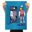 Skeleton in the Closet - Prints Posters RIPT Apparel 18x24 / Sapphire