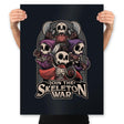 Skeleton War RPG Meme - Prints Posters RIPT Apparel 18x24 / Black