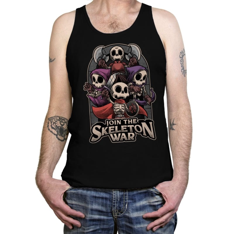 Skeleton War RPG Meme - Tanktop Tanktop RIPT Apparel X-Small / Black