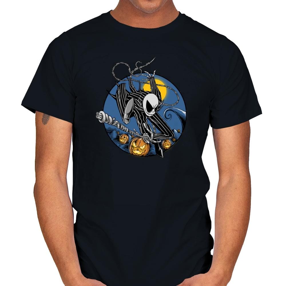 Skellington Man - Mens T-Shirts RIPT Apparel Small / Black