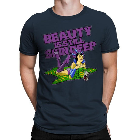 Skin Deep - Mens Premium T-Shirts RIPT Apparel Small / Indigo