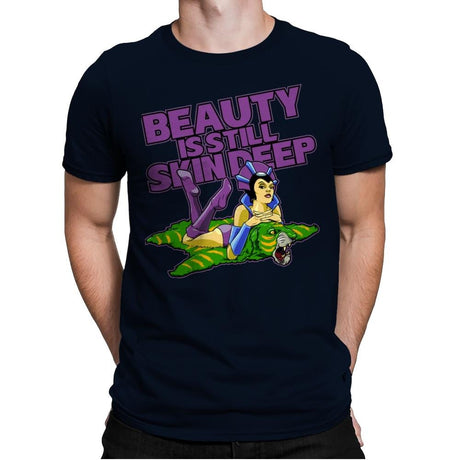 Skin Deep - Mens Premium T-Shirts RIPT Apparel Small / Midnight Navy