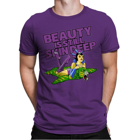 Skin Deep - Mens Premium T-Shirts RIPT Apparel Small / Purple Rush