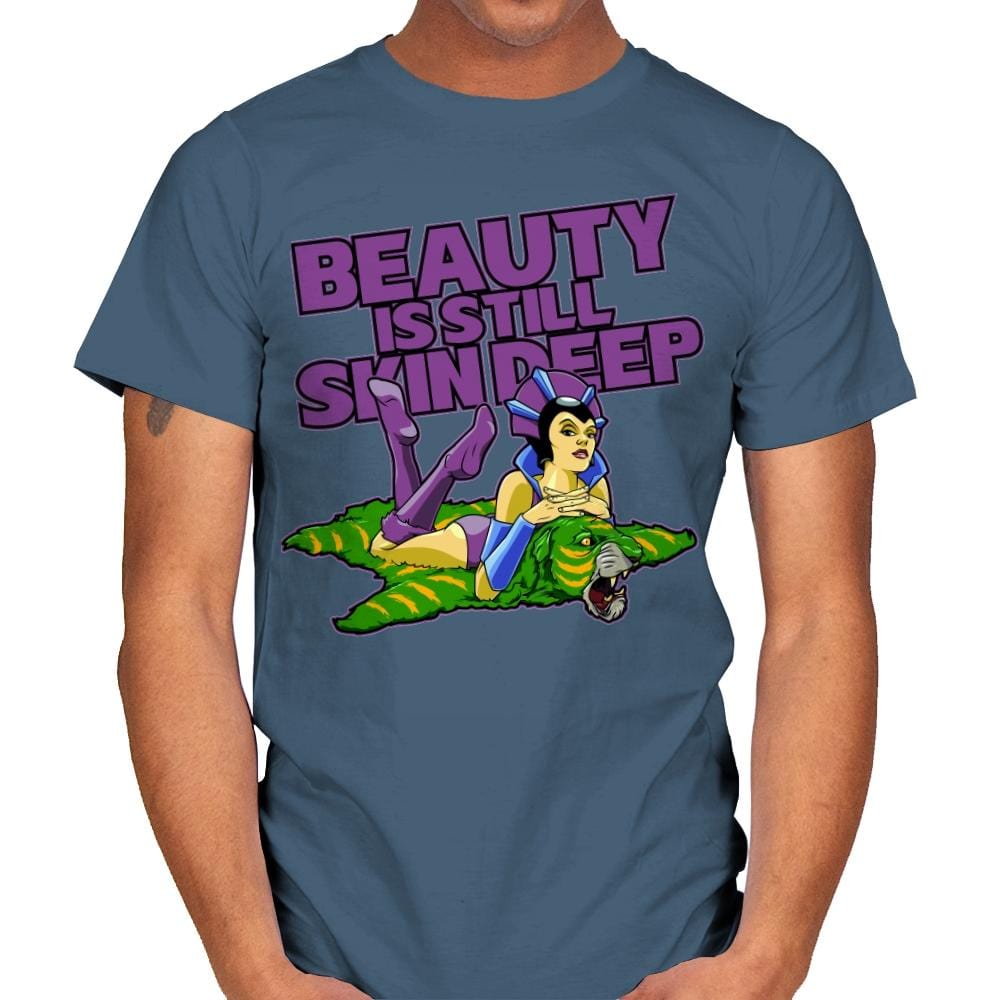 Skin Deep - Mens T-Shirts RIPT Apparel Small / Indigo Blue
