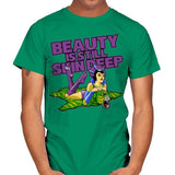 Skin Deep - Mens T-Shirts RIPT Apparel Small / Kelly Green