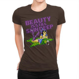 Skin Deep - Womens Premium T-Shirts RIPT Apparel Small / Dark Chocolate