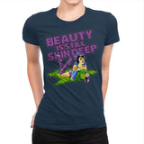 Skin Deep - Womens Premium T-Shirts RIPT Apparel Small / Midnight Navy