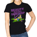 Skin Deep - Womens T-Shirts RIPT Apparel Small / Black