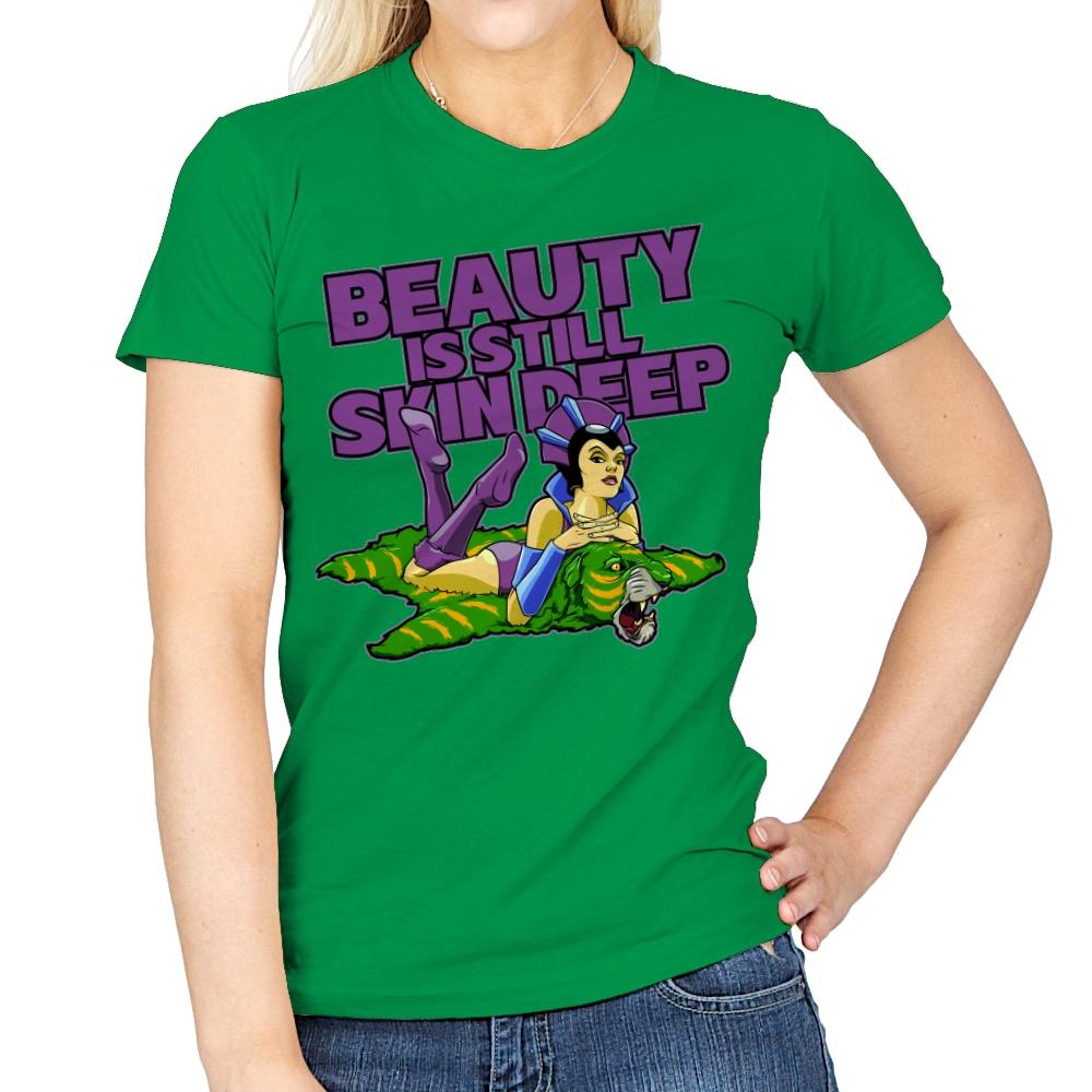 Skin Deep - Womens T-Shirts RIPT Apparel Small / Irish Green