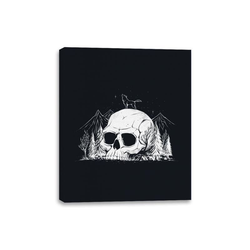 Skull Forest - Canvas Wraps Canvas Wraps RIPT Apparel 8x10 / Black