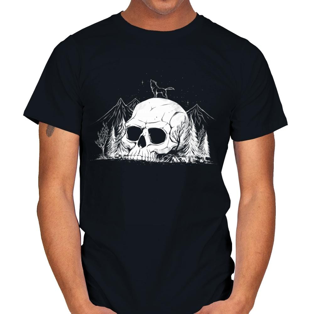 Skull Forest - Mens T-Shirts RIPT Apparel Small / Black