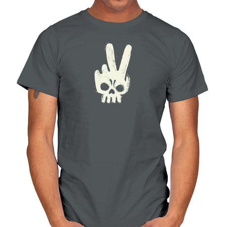 Skull Hand - Mens T-Shirts RIPT Apparel Small / Charcoal