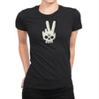 Skull Hand - Womens Premium T-Shirts RIPT Apparel Small / Black